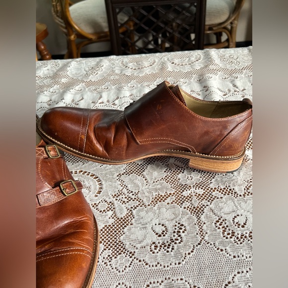 Troop Double Monk Slip On
Brown Leather Double Monks by J Shoes size 8.5 Mens - Picture 5 of 10